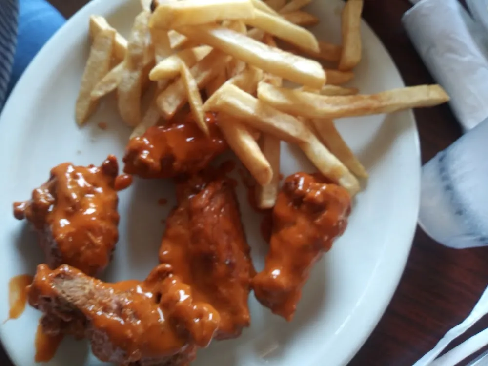 Chicken Wings and Fries