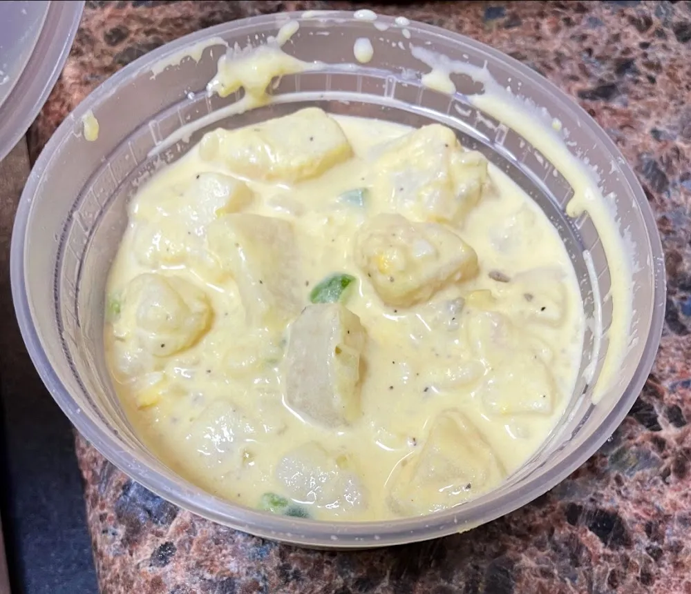 Uncooked Potato Salad